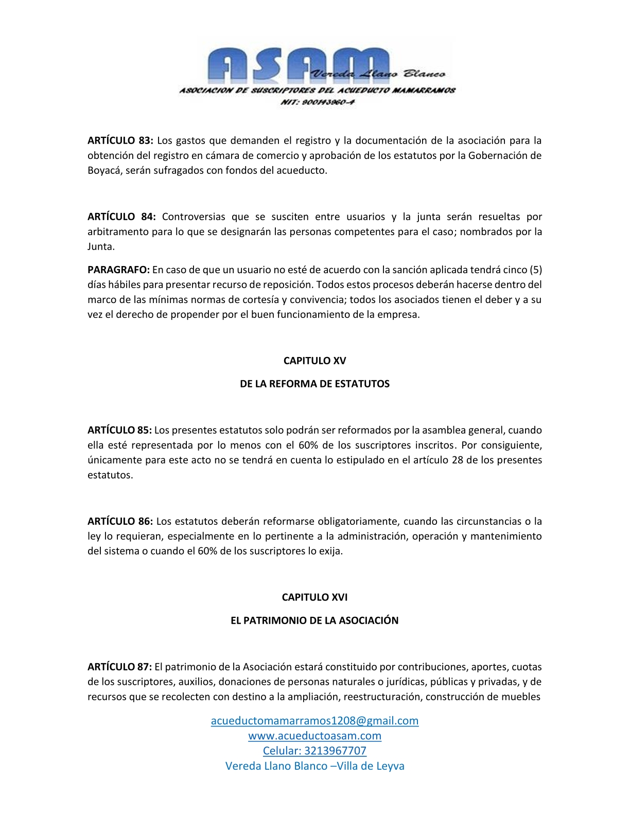 Estatutos reformados 2025-23