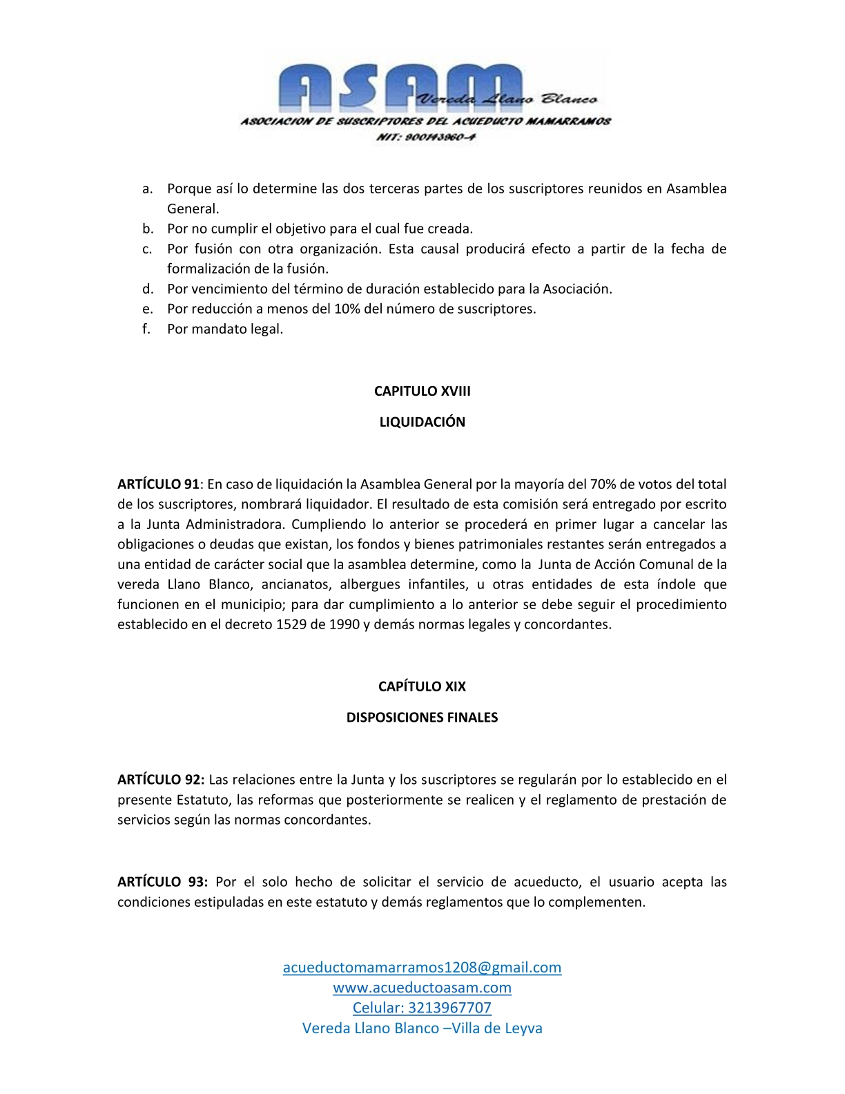 Estatutos reformados 2025-25